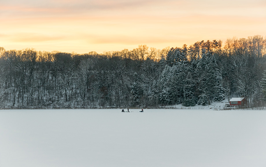 Lens on St. Croix Valley: Ice Fishing on Perch Lake