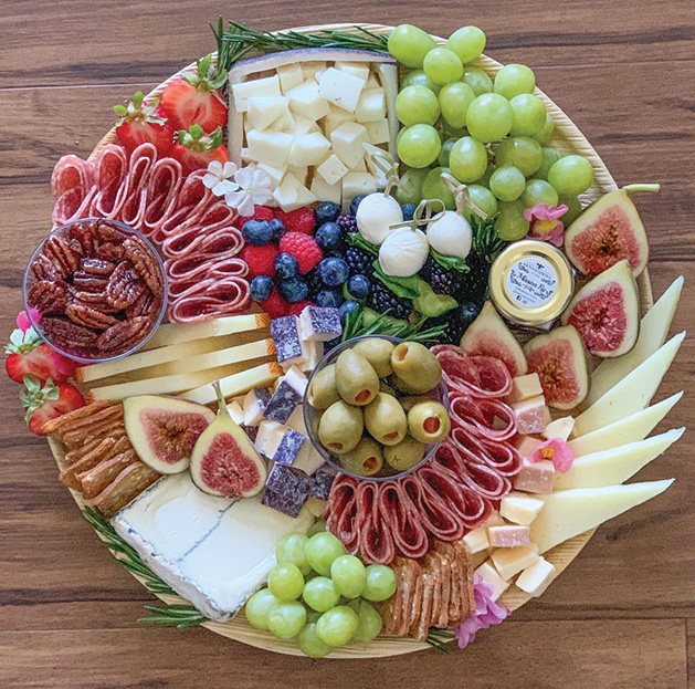 Berry Fruit and Cheese Charcuterie Board