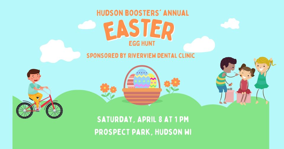 Hudson Boosters’ Annual Easter Egg Hunt Sponsored by Riverview Dental Clinic