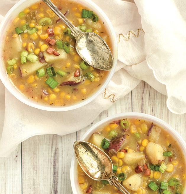 Corn and Potato Chowder with Beer