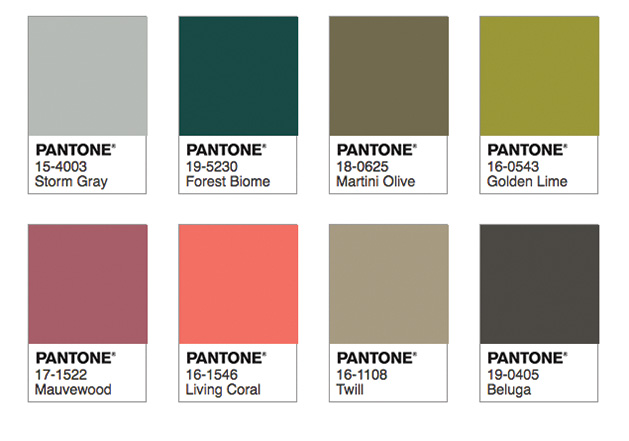 Pantone Color Palette