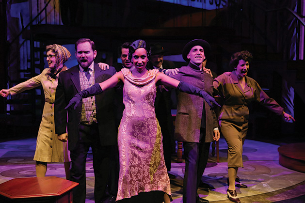 A performance of "Dirty Business" at History Theatre in St. Paul