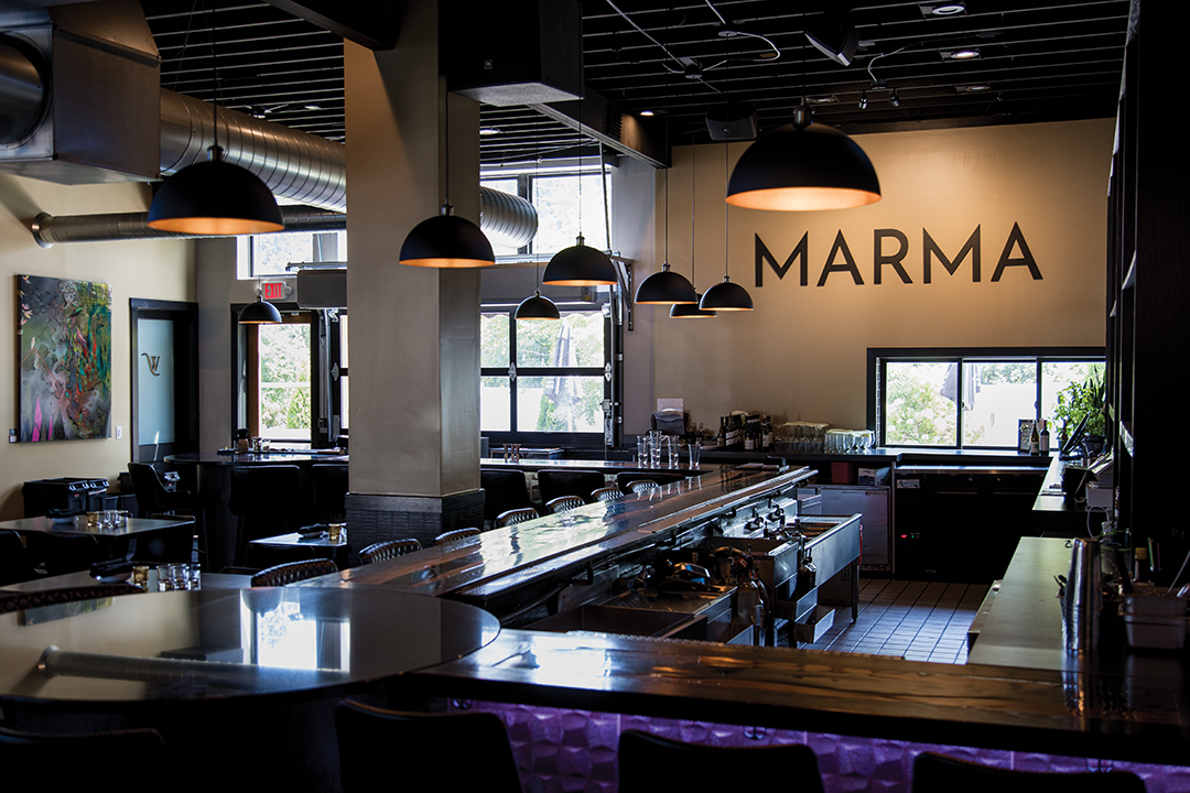 With a swanky, modern interior, Marma is an upscale restaurant and bar that fills a need in the rapidly growing community of Lake Elmo.