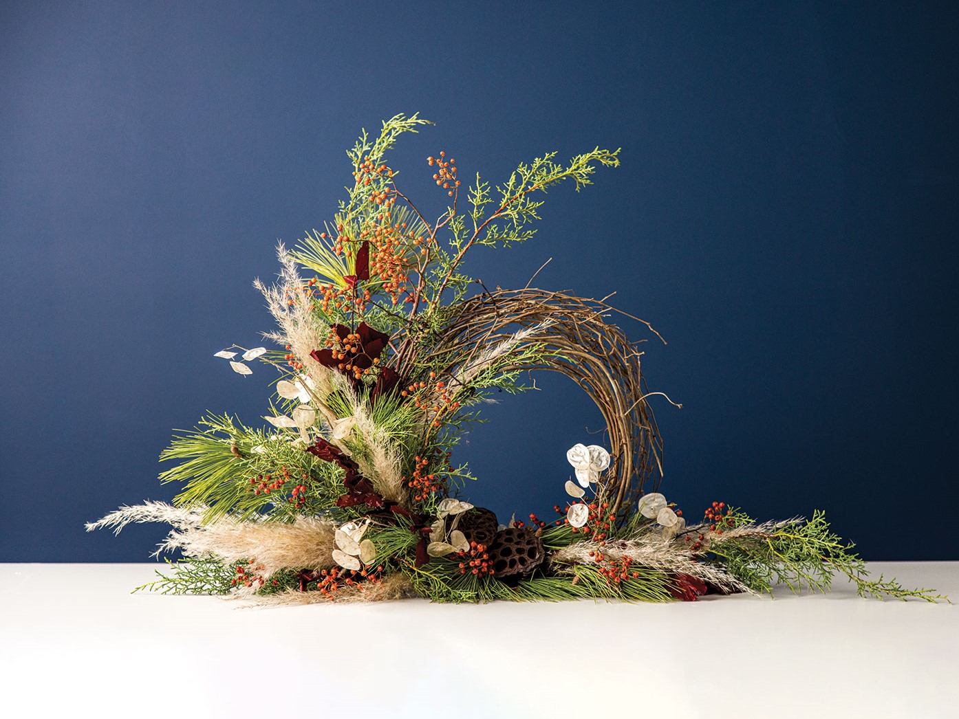 Holiday Wreath Centerpiece