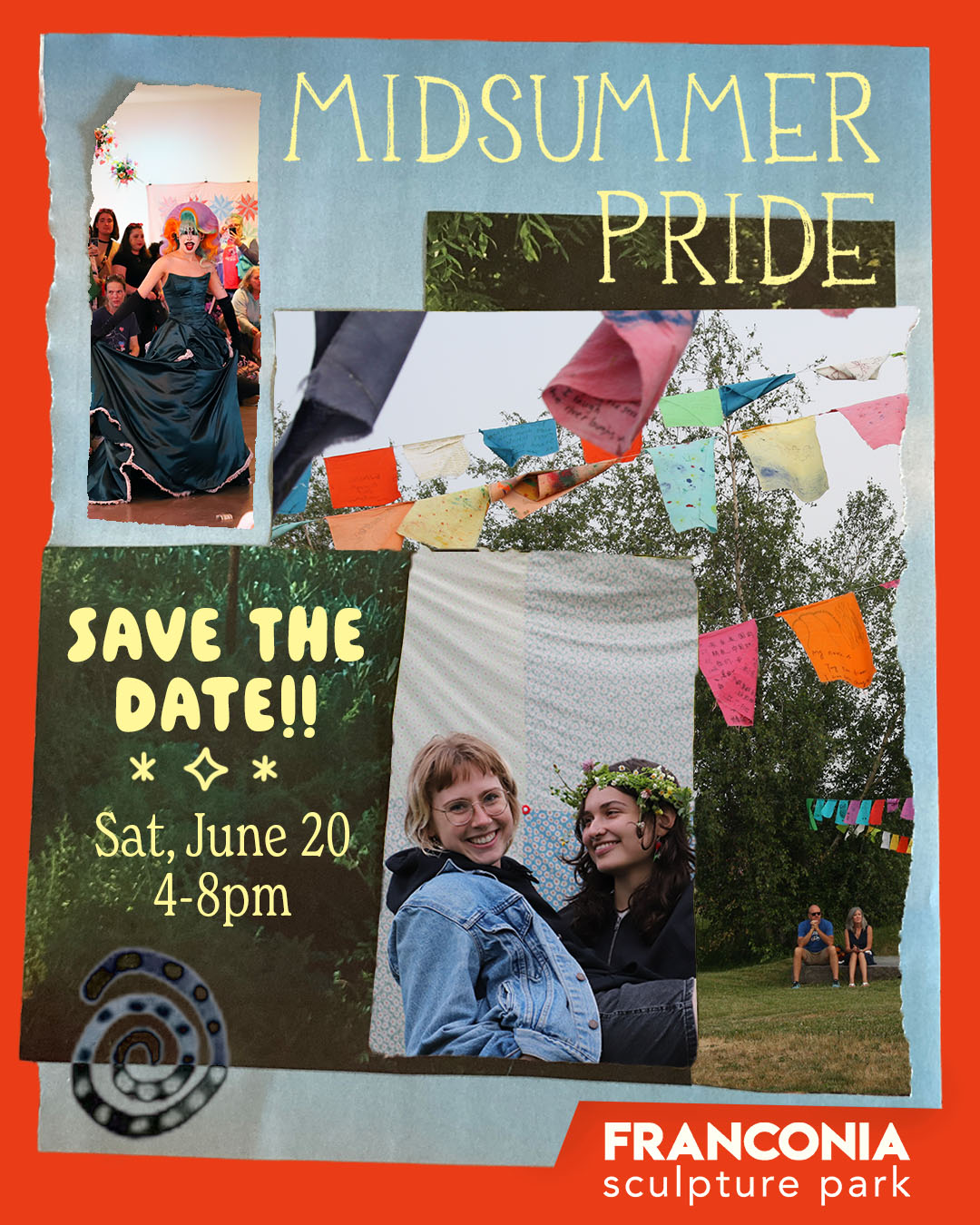 Midsummer Pride Party 2026 event poster