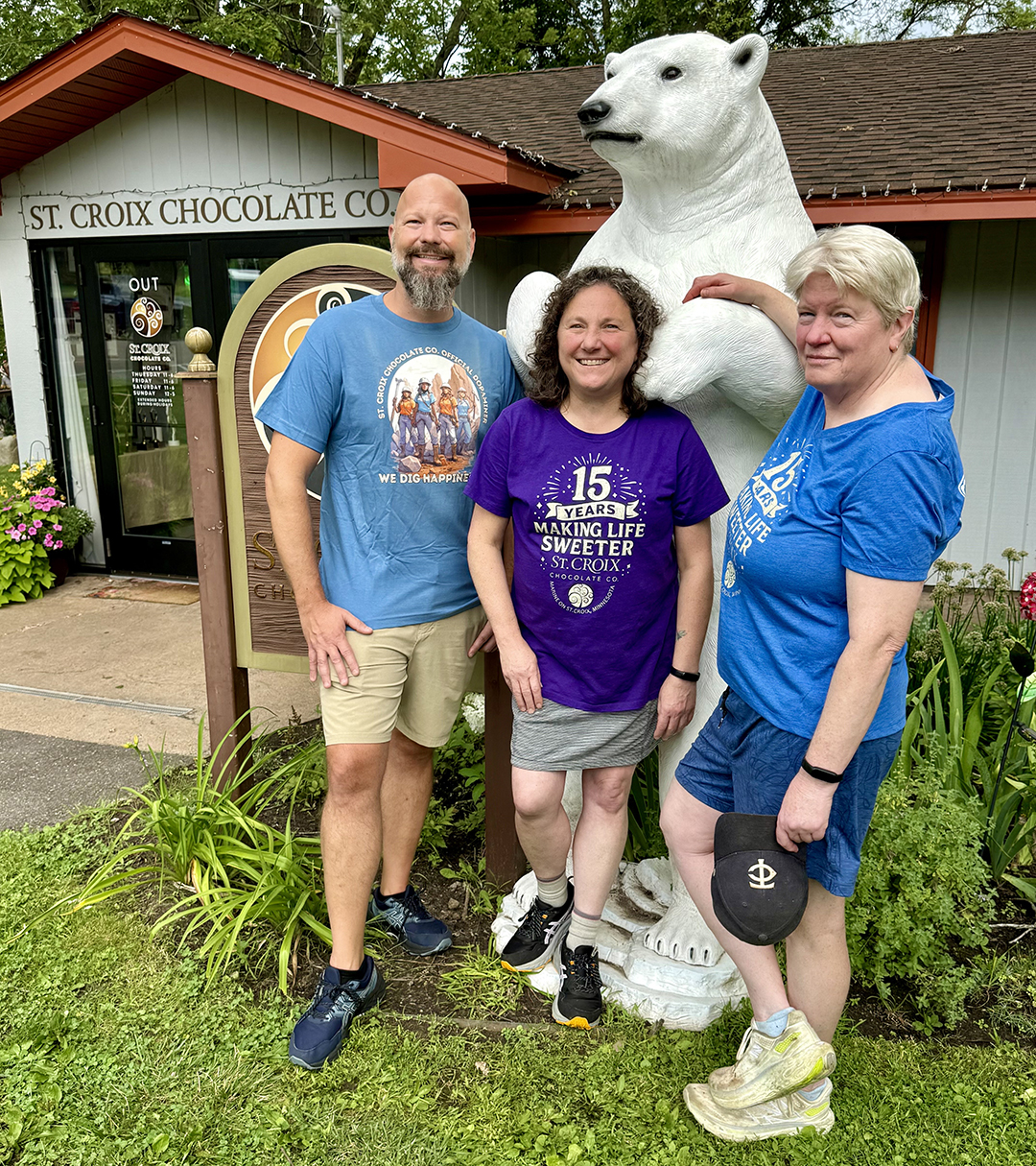 (Left to right) Jason Moldan, Deidre Pope and Robyn Dochterman.