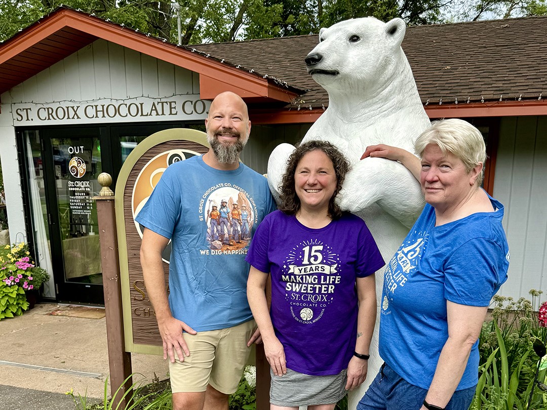 (Left to right) Jason Moldan, Deidre Pope and Robyn Dochterman.