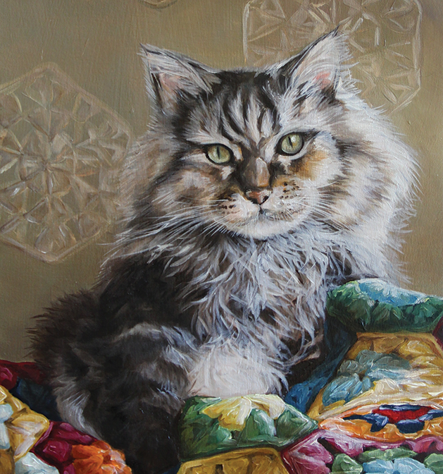 Local Artist Creates Cuddly Imagery with Custom Pet Paintings