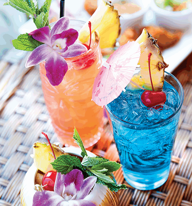 Cocktails from the Tilted Tiki in Stillwater