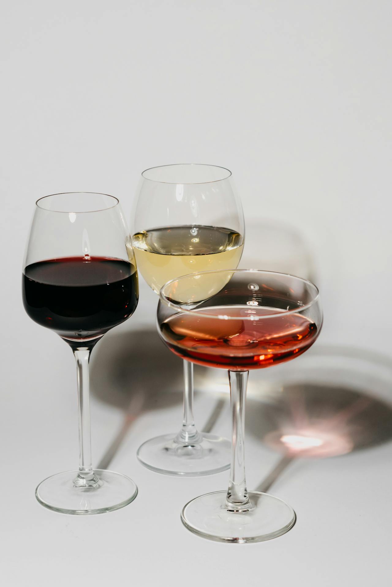 Three glasses of wine