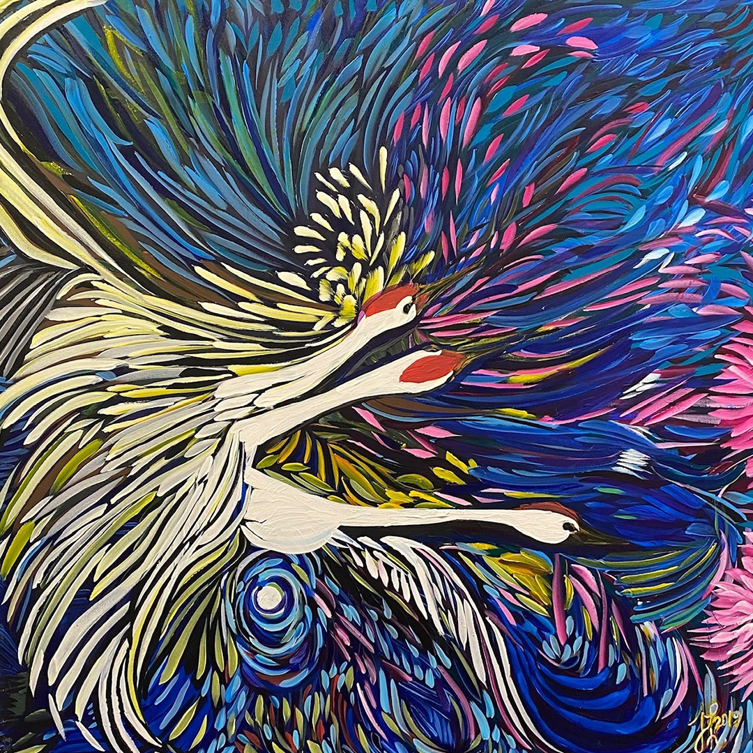 As a painter, Jessica Lynne-Bennett describes her style as mix between expressionism and impressionism.