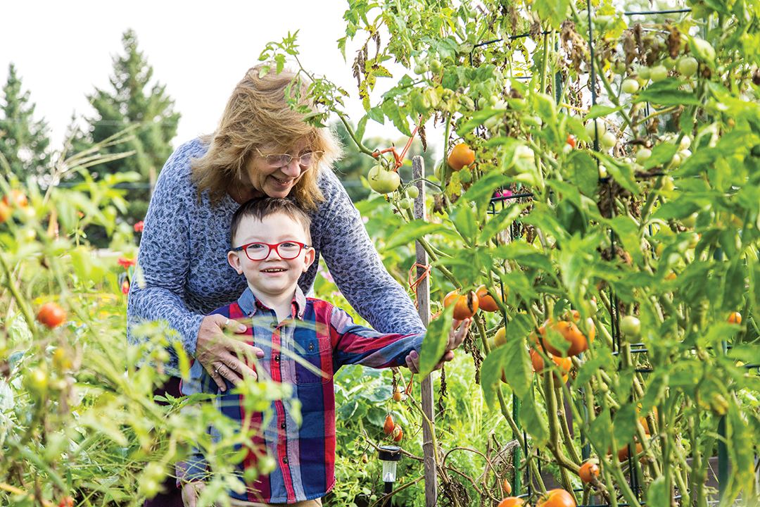 Along with classes and youth programs at Cimarron Community Farm, local families have another opportunity to dig in. Michele Roth and her grandson, Kash, are one of 14 Cimarron Park families with a free garden plot at the farm. Last year was Roth’s first time gardening, and she and Kash enjoyed visiting the plot daily to weed, water and watch their food grow.