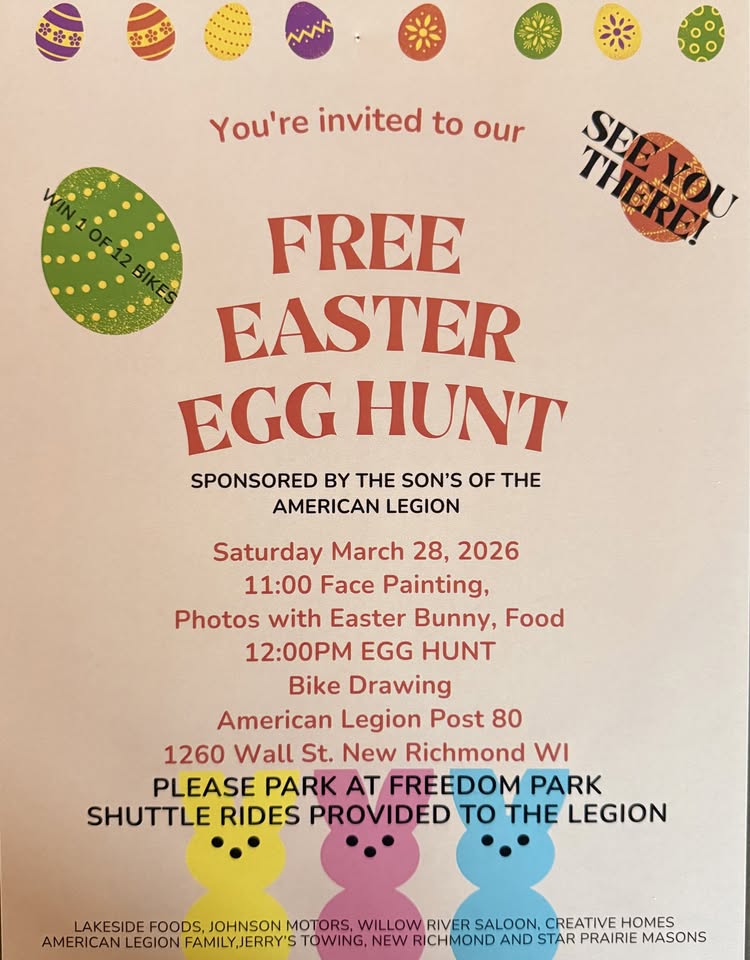 American Legion Post 80 Easter Egg Hunt