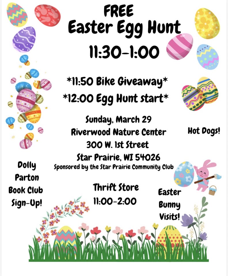 Star Prairie Royalty Easter Egg Hunt event flyer
