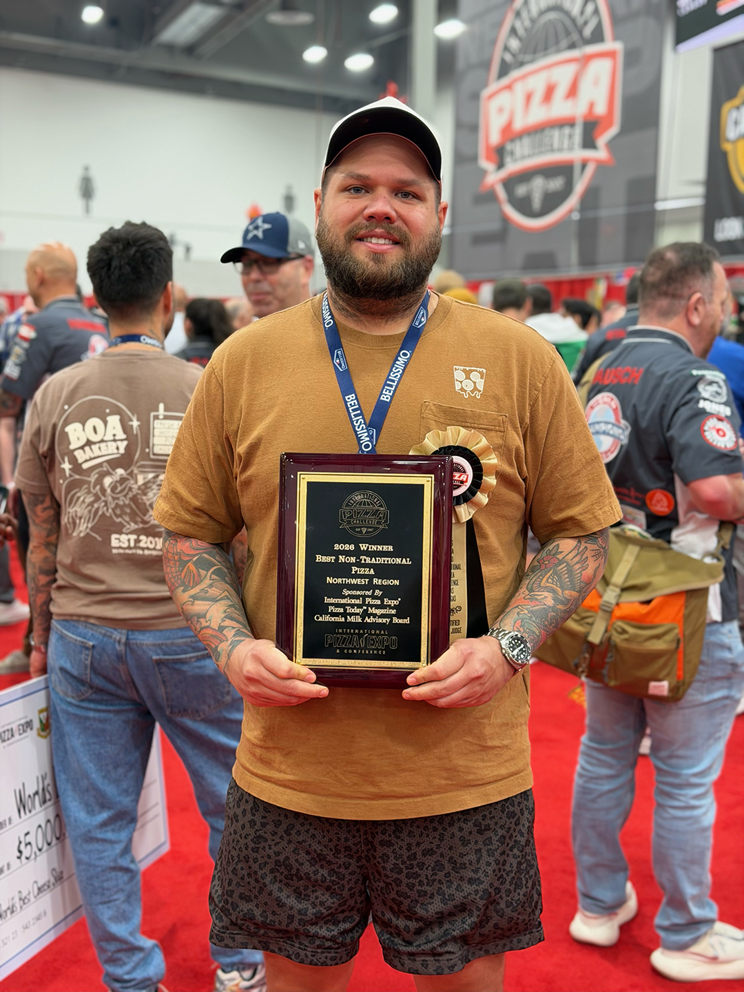 Anthony Gilbert placed first in his division and fifth overall in the Detroit-style category.