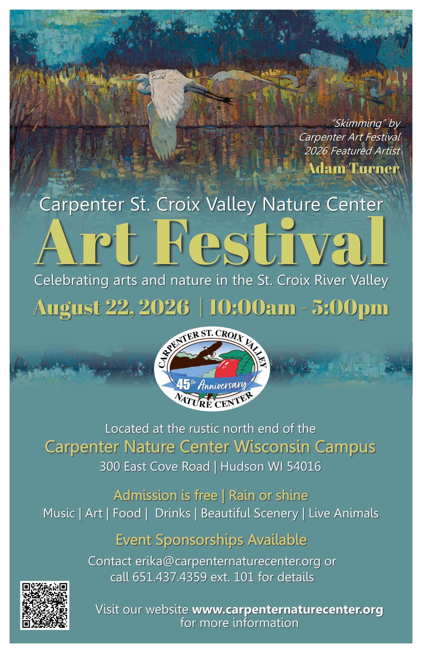 Carpenter Art Festival 2026 event poster