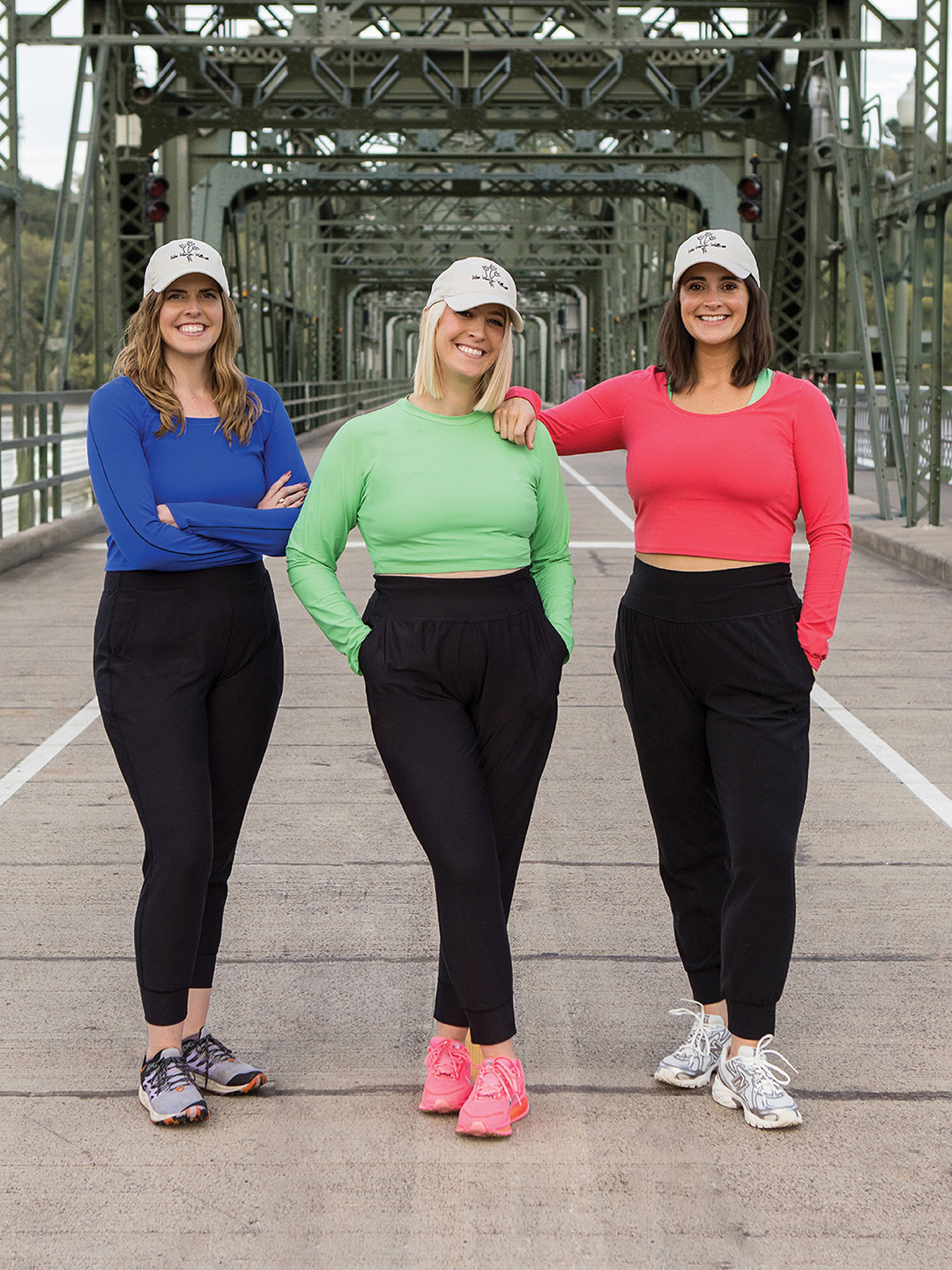 Kari Goeden (center) with her sister Katrina Dombrowsky (left) and niece Nicole Recke (right). The trio runs Wise Womxn Wellness.