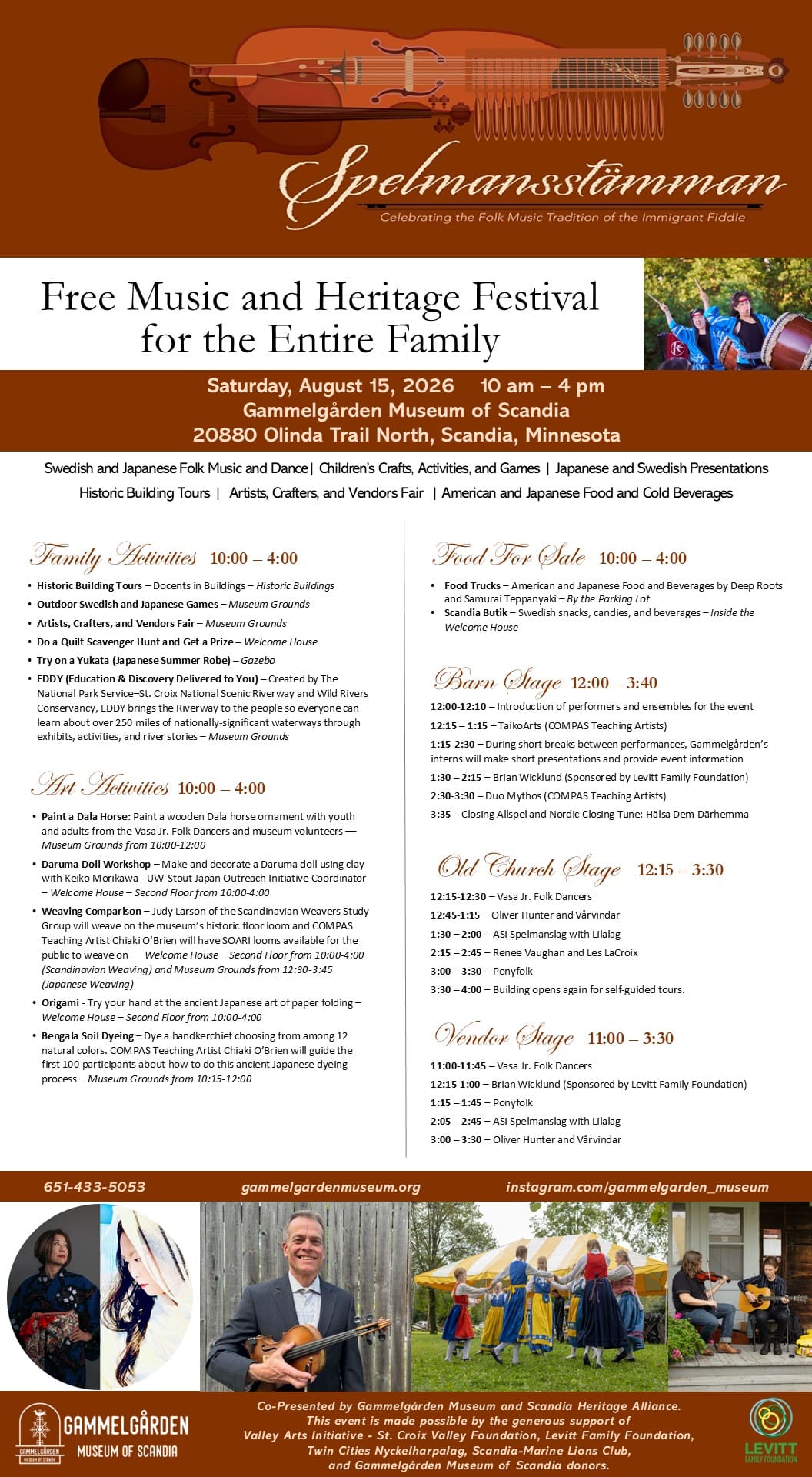 Spelmansstämman event poster