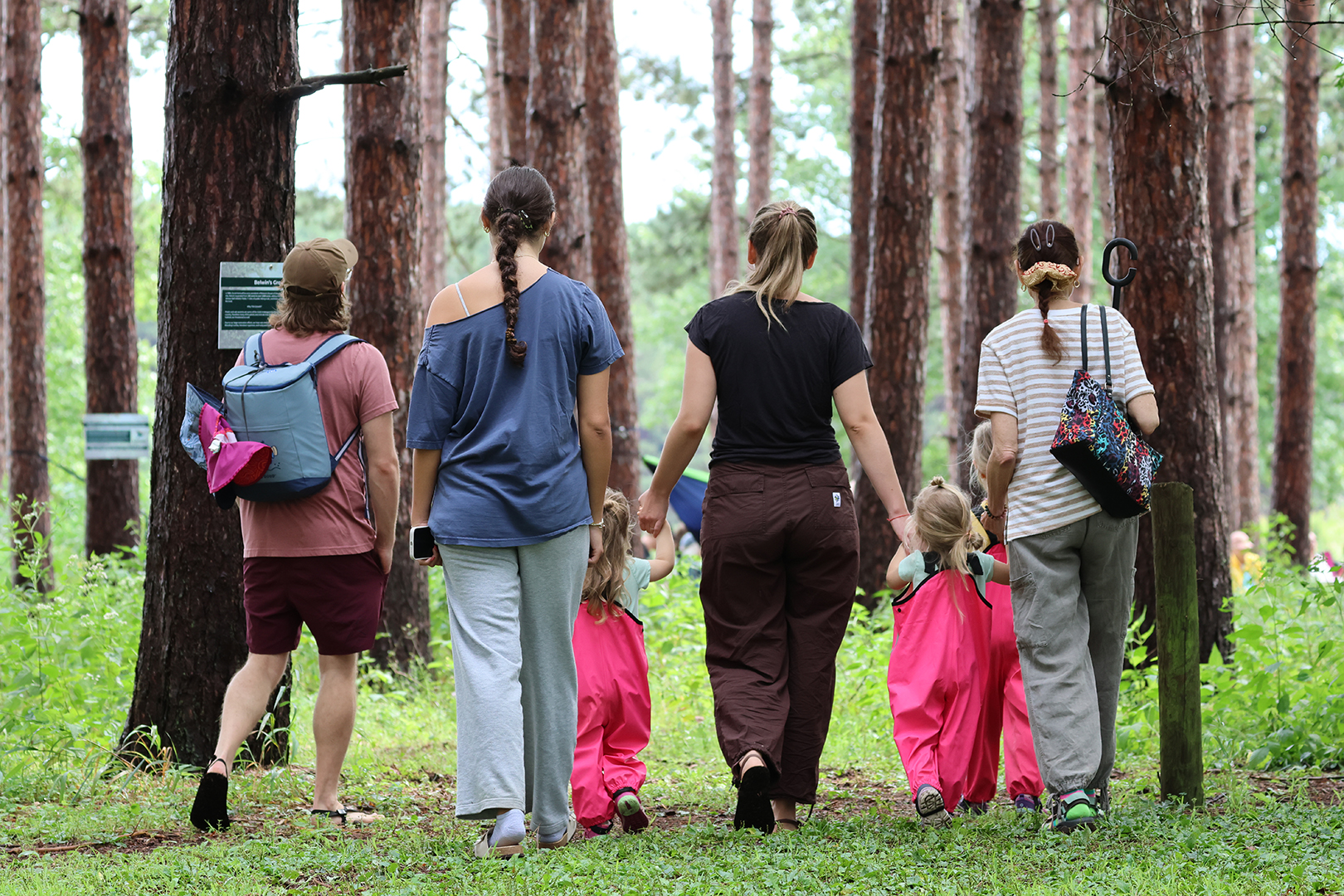 Visitors attending Music in the Trees at Belwin Conservancy