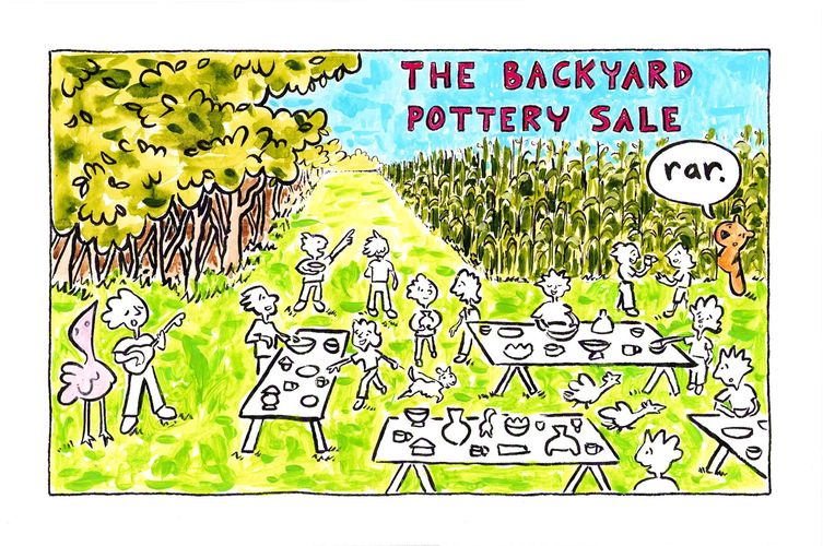 Peter Jadoonath Pottery The Backyard Pottery Sale